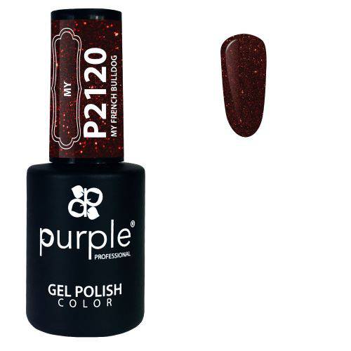 PURPLE - Verniz Gel Glitter 10ml My French Bulldog - P2120