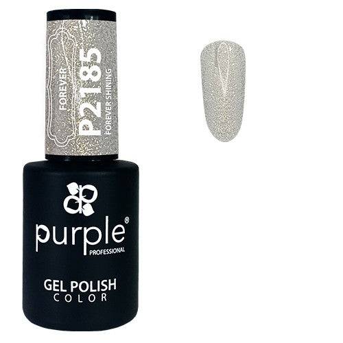 PURPLE - Verniz Gel Glitter 10ml Forever Shining - P2185