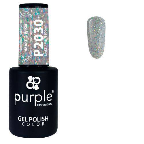 PURPLE - Verniz Gel Glitter 10ml Make a Wish Today - P2030