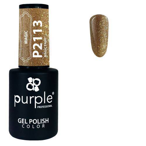 PURPLE - Verniz Gel Glitter 10ml Magic Fairy - P2113