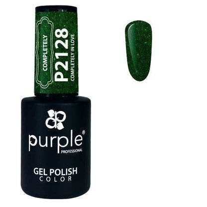 PURPLE - Verniz Gel Glitter 10ml Completely in Love - P2128