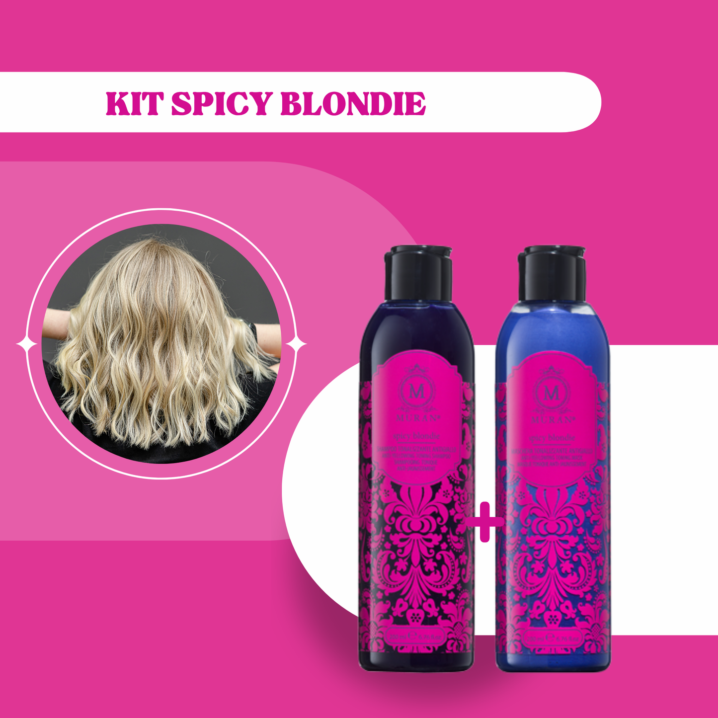 MURÀN - Kit Spicy Blondie  - Shampoo + Máscara