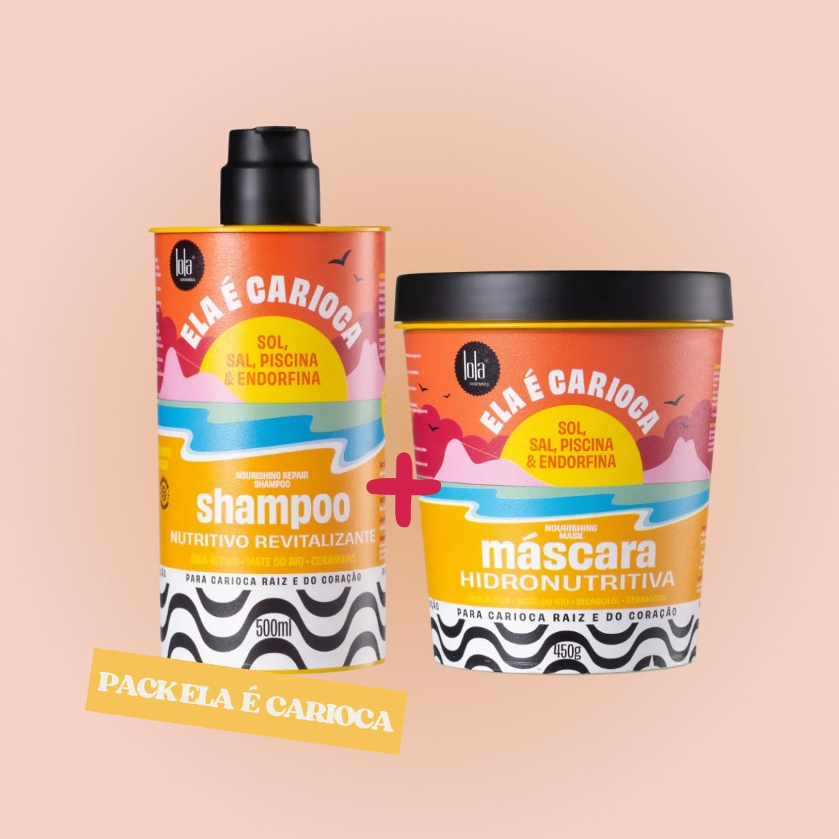 LOLA - Kit Ela É Carioca - Shampoo + Máscara