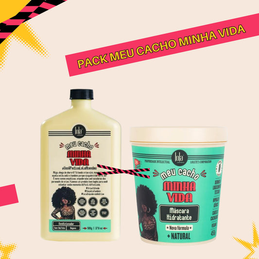 LOLA - KIT Meu Cacho Minha Vida - Condicionador 500ml + Máscara 450gr