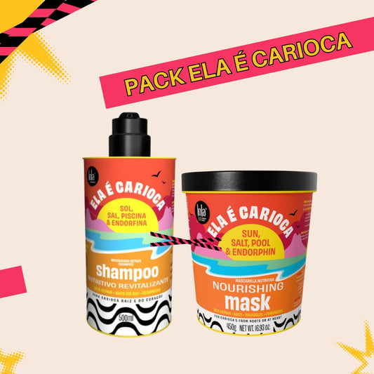 LOLA - Kit Ela É Carioca - Shampoo 500ml + Máscara 450gr