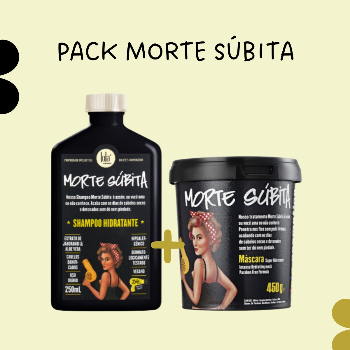 LOLA - Kit Morte Súbita - Shampoo + Máscara