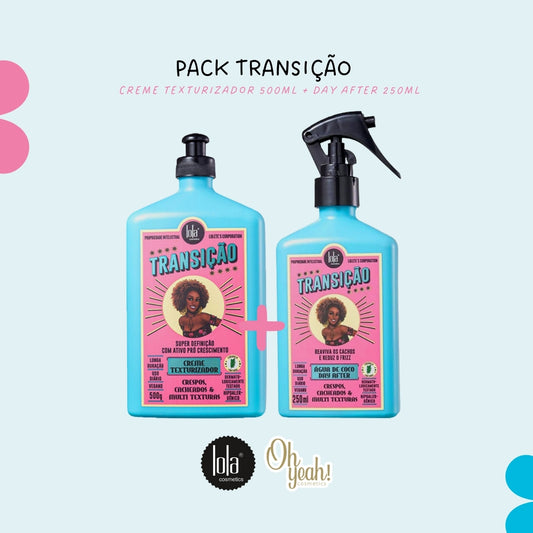 LOLA - Kit Transição - Creme Texturizador + Água de Coco