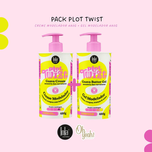 LOLA - Kit Plot Twist - Creme Modelador  + Gel Modelador