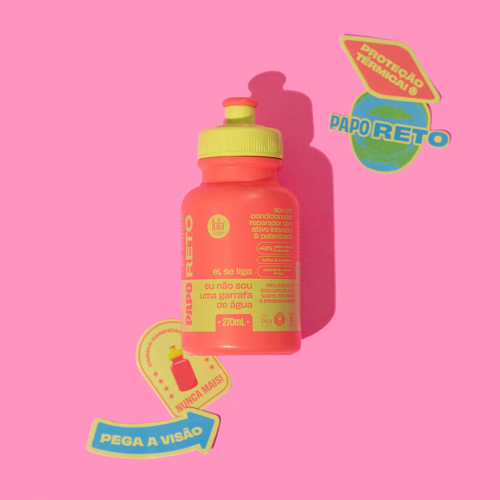 LOLA - Kit Papo Reto - Shampo 270ml + Condicionador 270ml + Óleo 50ml