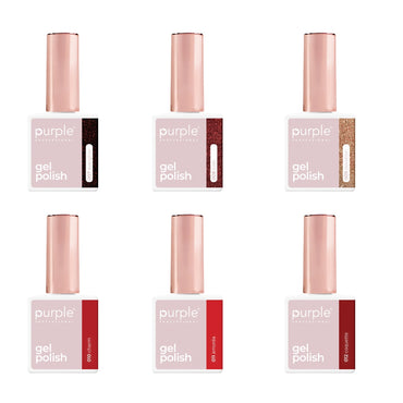 PURPLE - Coleção Verniz Gel Let it Shine 6x10ml