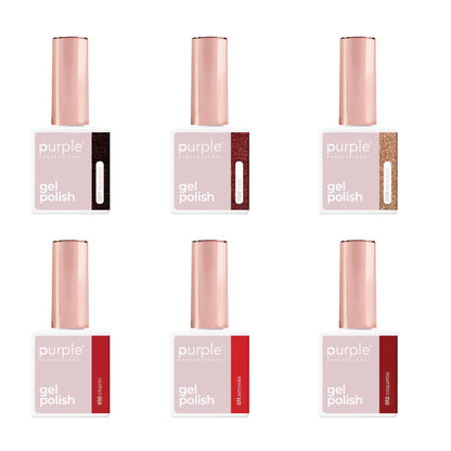PURPLE - Coleção Verniz Gel Let it Shine 6x10ml