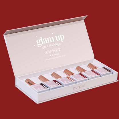 PURPLE - Coleção Verniz Gel Let it Shine 6x10ml