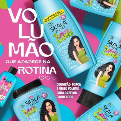 SKALA - KIT #Mais Cachos - Creme de Pentear 3 em 1 250g + Gelatina Capilar 1000g