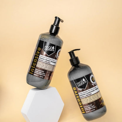 REAL NATURA - Kit Pro-Força Crina - Shampoo 500ml + Condicionador 300ml