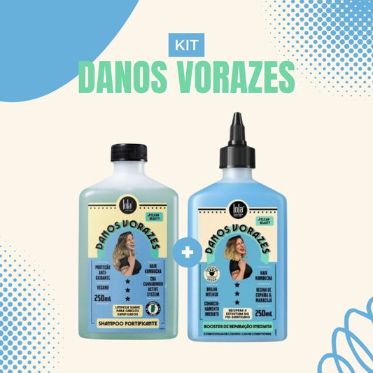 LOLA - Kit Danos Vorazes - Shampoo 250ml + Condicionador 250ml
