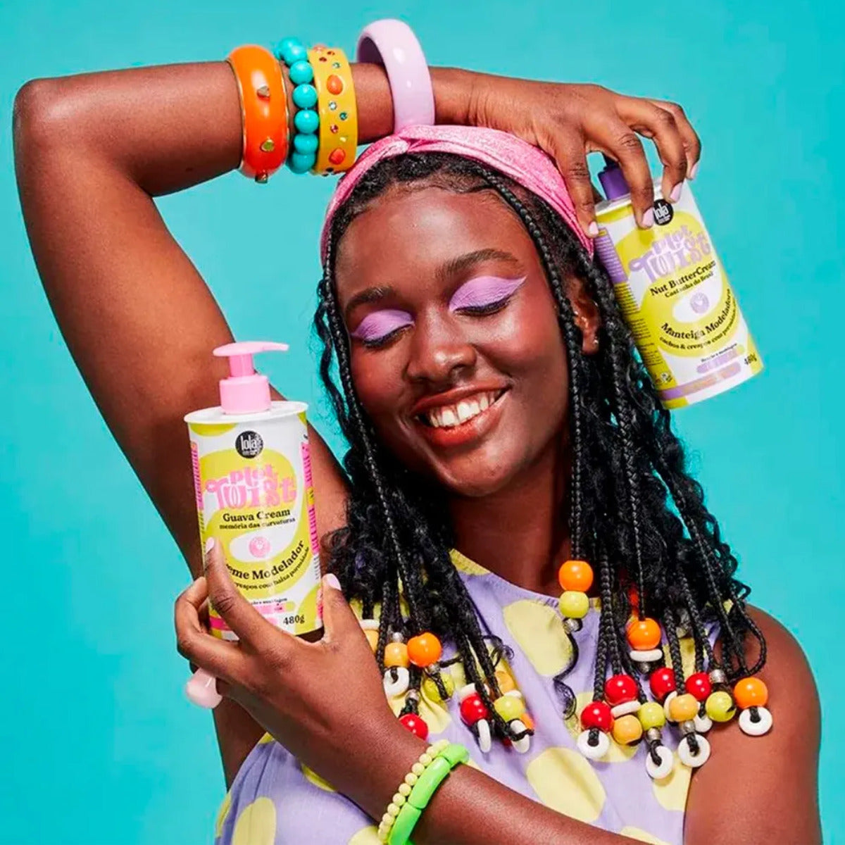 LOLA - Kit Plot Twist - Creme Modelador + Gel Modelador c/ oferta ECOBAG