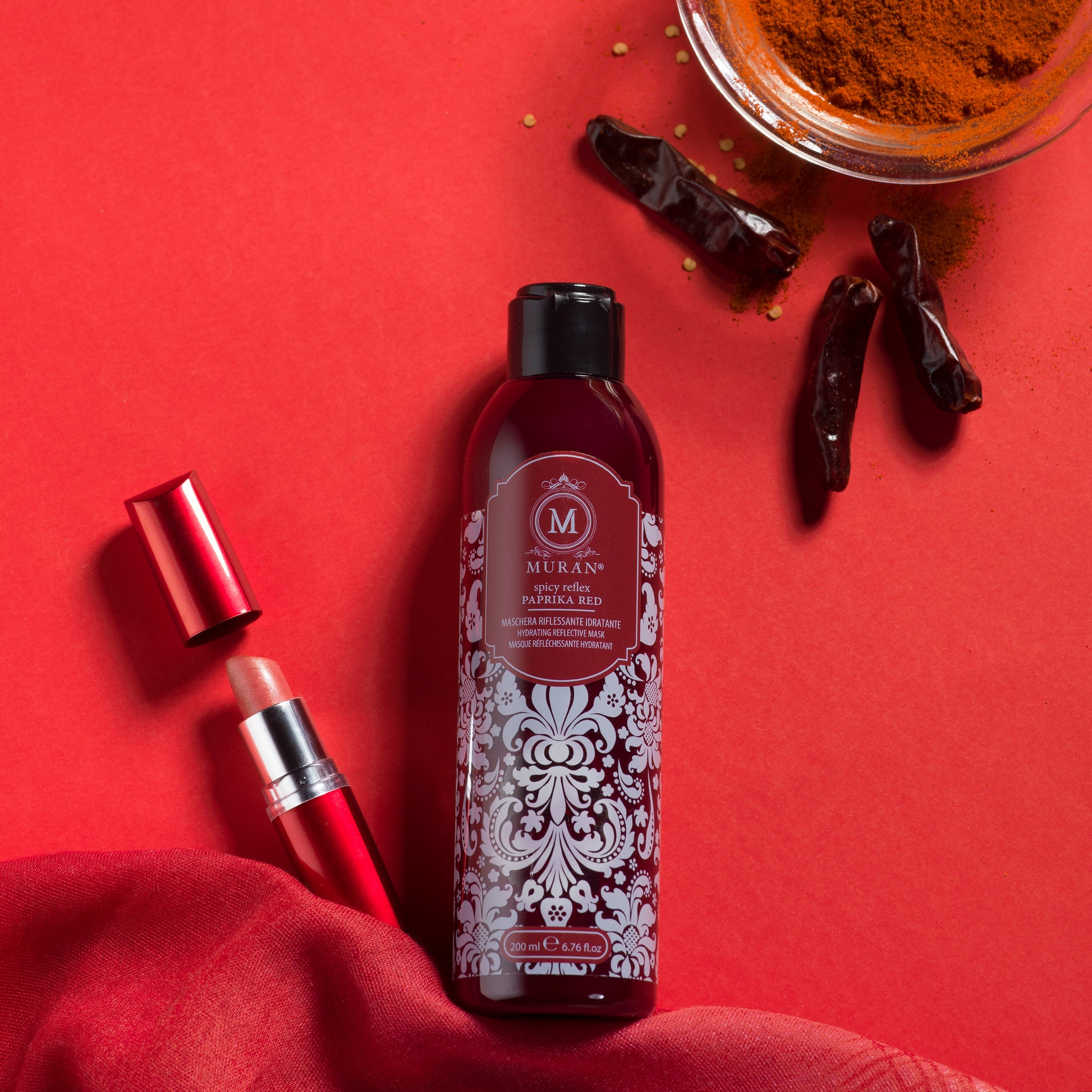MURÀN – Máscara Cor Spicy Reflex Vermelha Paprika 200ml