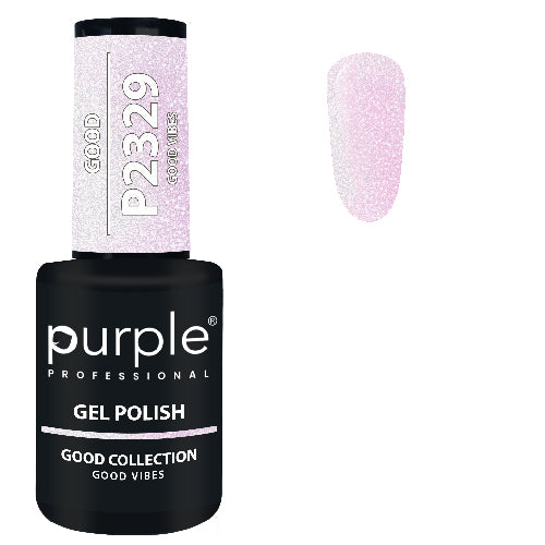 PURPLE - Verniz Gel Glitter 10ml Good Vibes - P2329