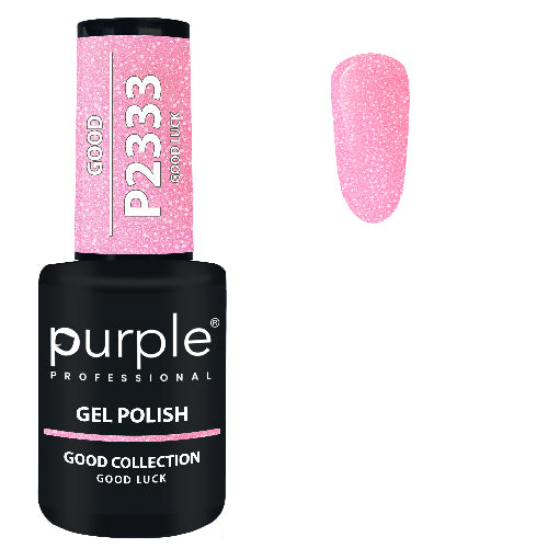 PURPLE - Verniz Gel Glitter 10ml Good Luck - P2333