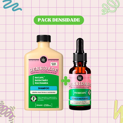 LOLA - Kit Densidade - Shampoo 250ml + Tónico Noturno 25ml