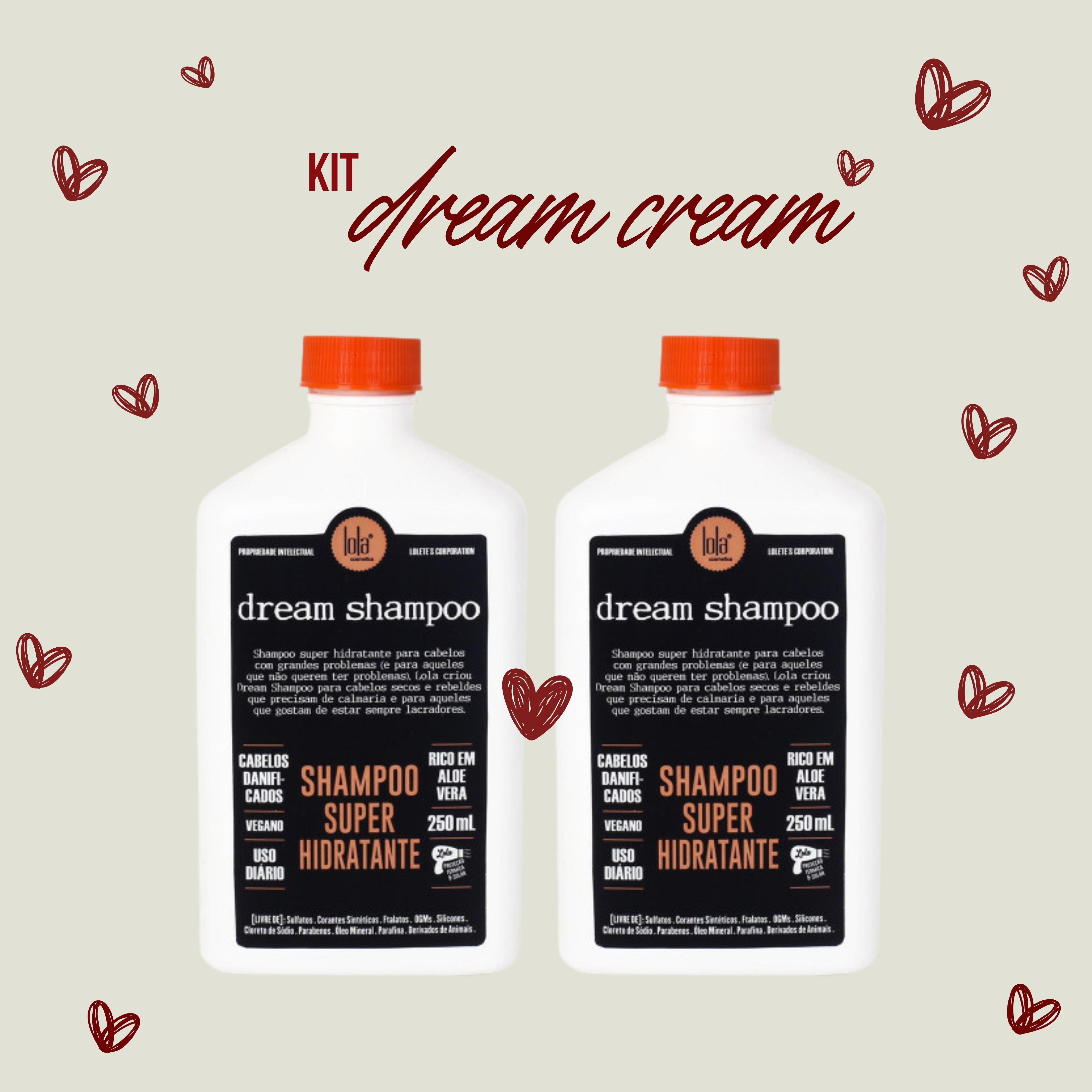 LOLA - Kit Dream - 2x Shampoo 250ml