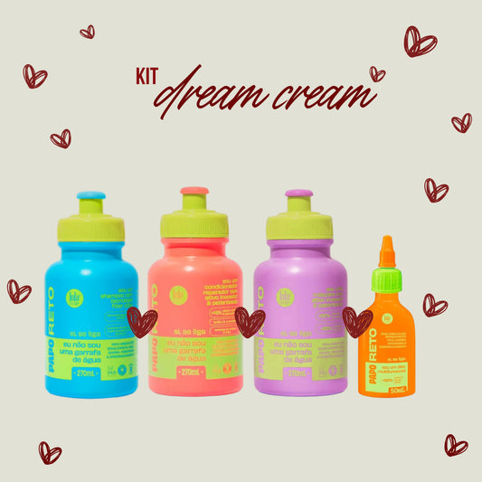 LOLA - Kit Papo Reto - Shampo 270ml + Condicionador 270ml + Máscara 270ml + Óleo 50ml