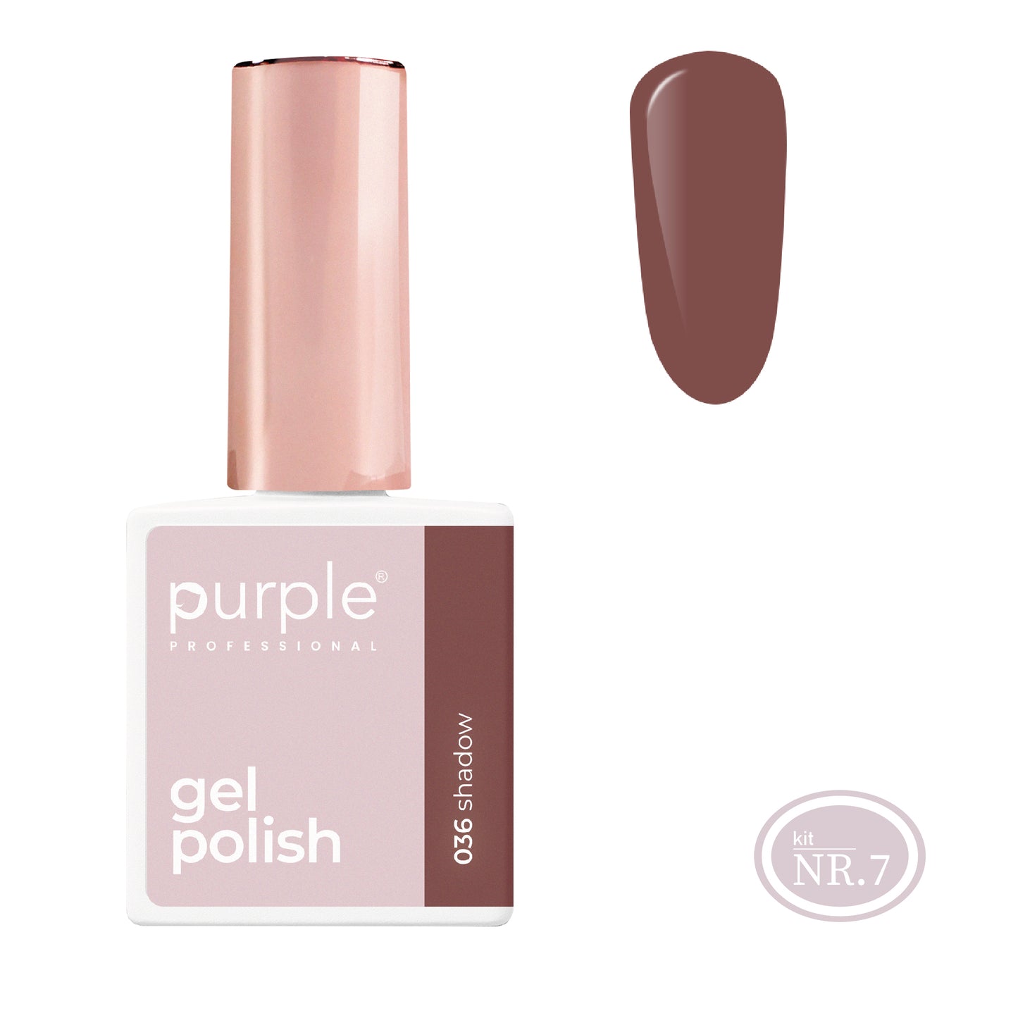 PURPLE - Verniz Gel Castanhos 10ml (Nova Embalagem) SHADOW 036 (equivalente a P2026 Winter Mysteries Tree)