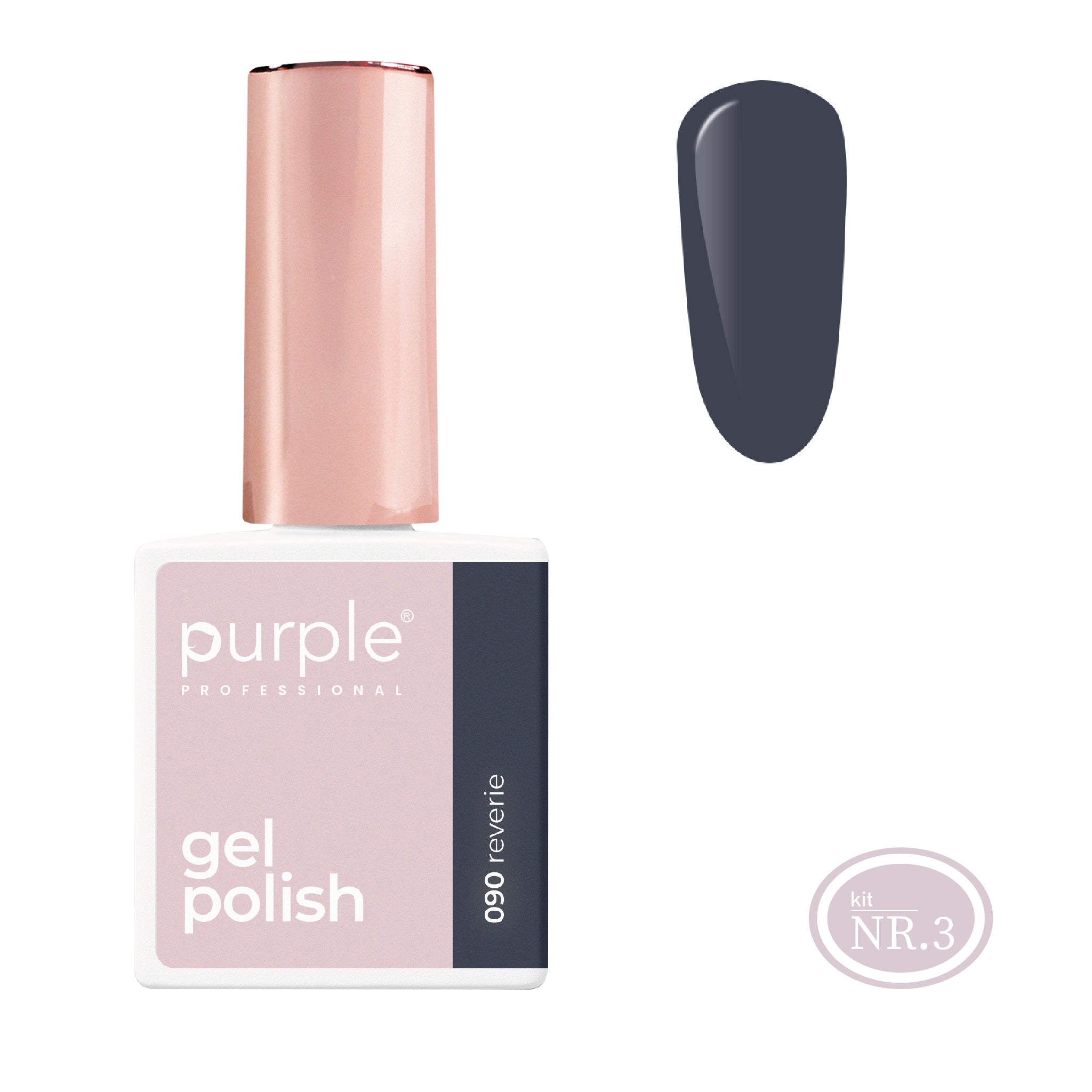PURPLE - Verniz Gel Azuis 10ml (Nova Embalagem) REVERIE 090
