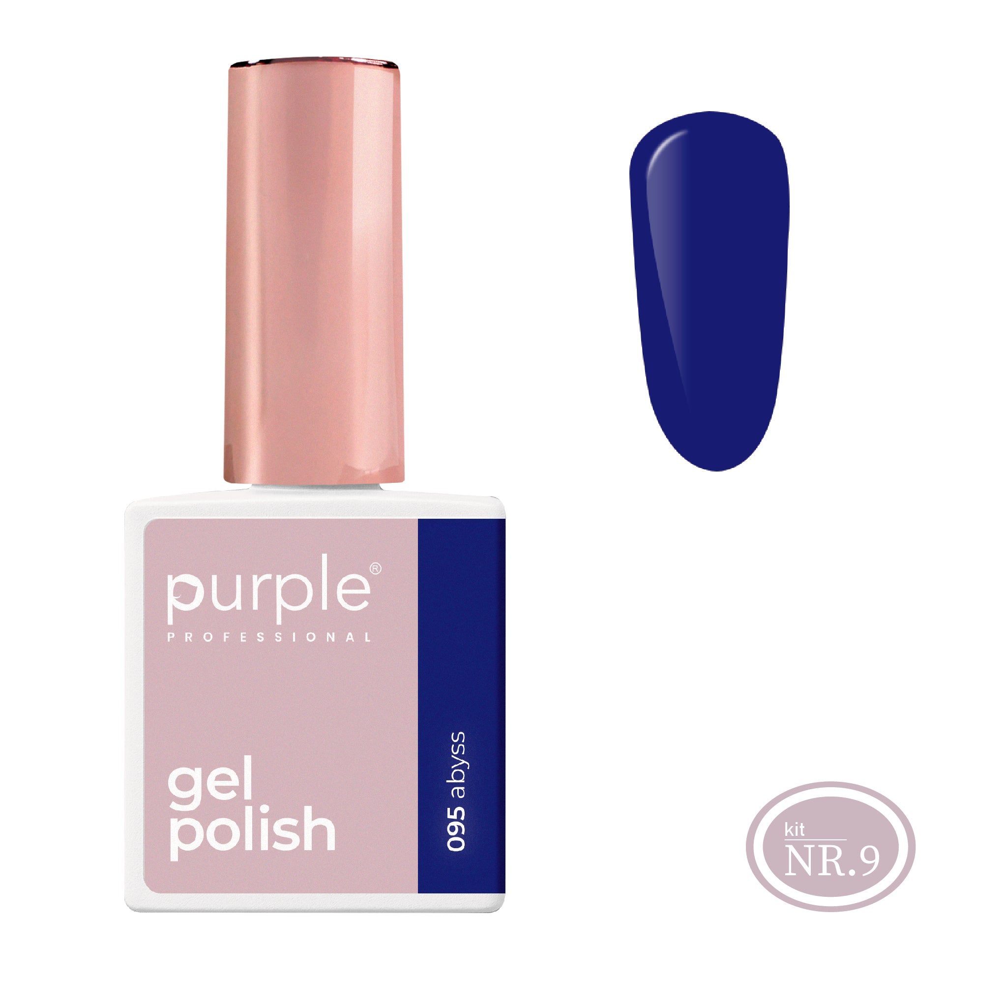 PURPLE - Verniz Gel Azuis 10ml (Nova Embalagem) ABYSS 095 (equivalente a P2029 Winter Mysteries Sky)