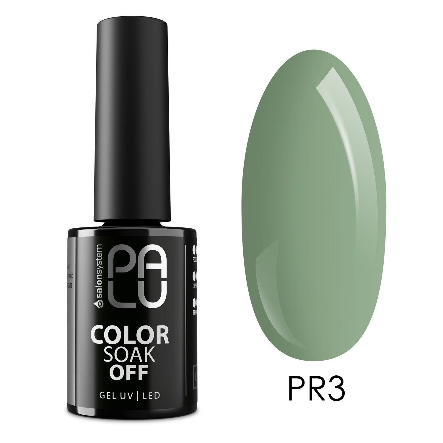 PALU – Verniz Gel Verdes 11ml PR3