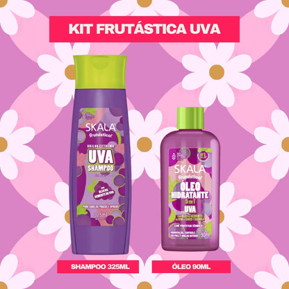 SKALA - KIT UVA - Shampoo 325ml + Óleo 90ml