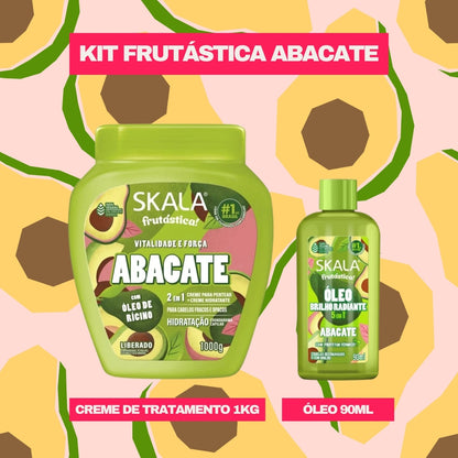 SKALA - KIT ABACATE - Máscara 1000g + Óleo 90ml