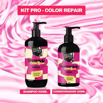 REAL NATURA - Kit Pro-Color Repair - Shampoo 500ml + Condicionador 300ml