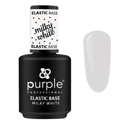 PURPLE - Elastic Base 15ml Milky White - P1556