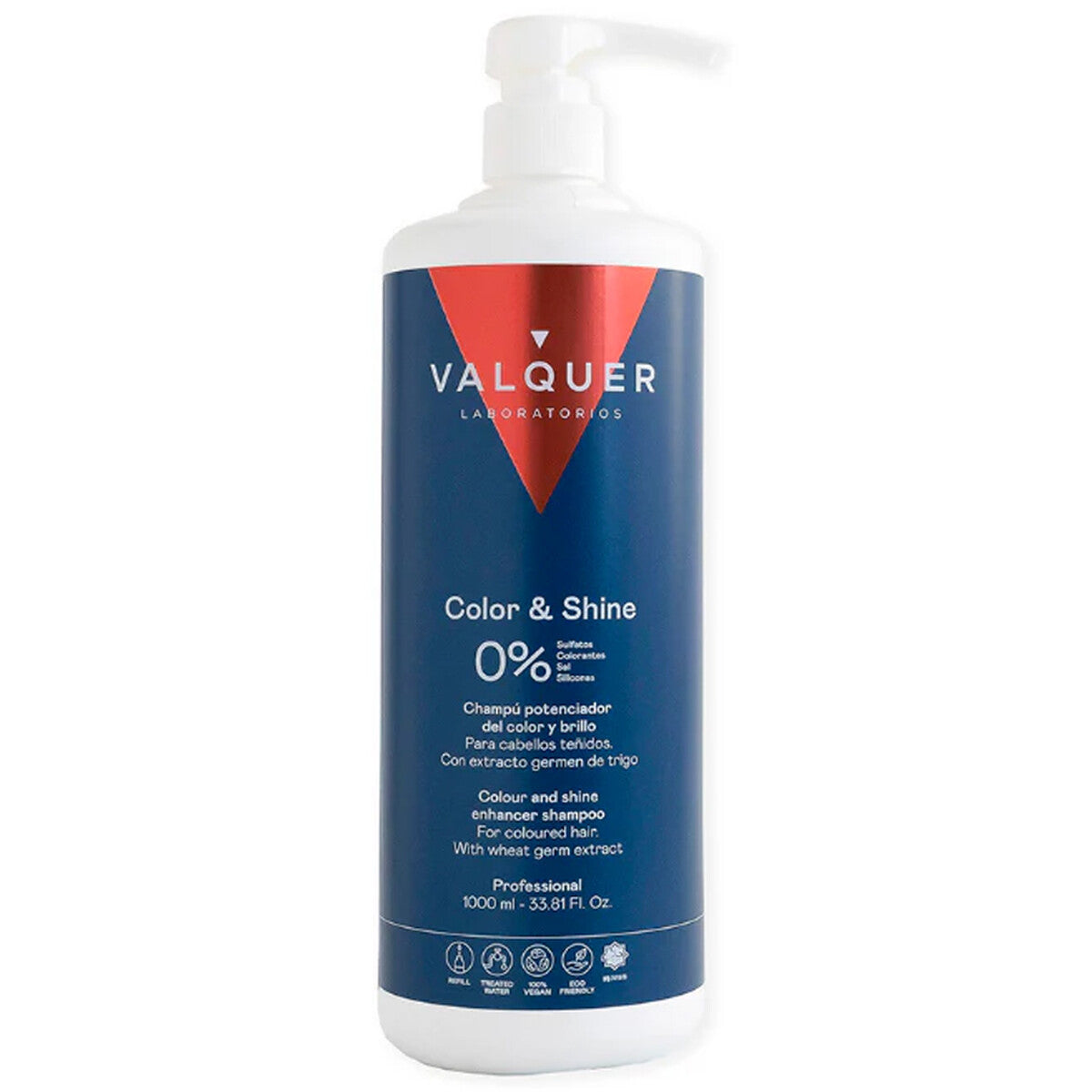 VALQUER - Shampoo 0% Cabelos Pintados Cor e Brilho 1000ml