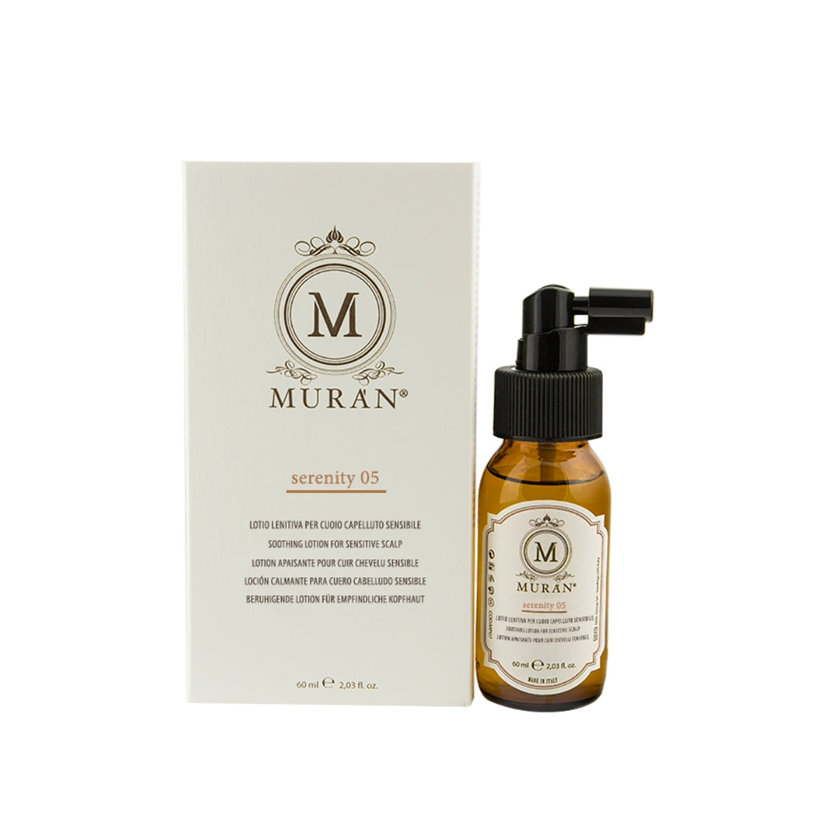MURÀN – Loção Serenity 05 Calmante p/ Couro Cabeludo Sensível 60ml