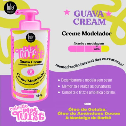 LOLA - Kit Plot Twist - Creme Modelador 480gr + Guava Elixir 200ml
