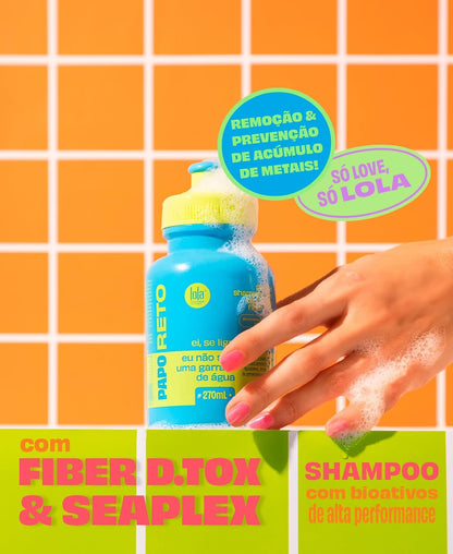 LOLA - KIT Papo Reto - Shampo 270ml + Máscara 270ml