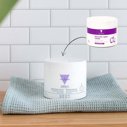 VALQUER - Máscara de Cebola, Anti-Oxidante p/ Cabelos Oleosos, 300ml