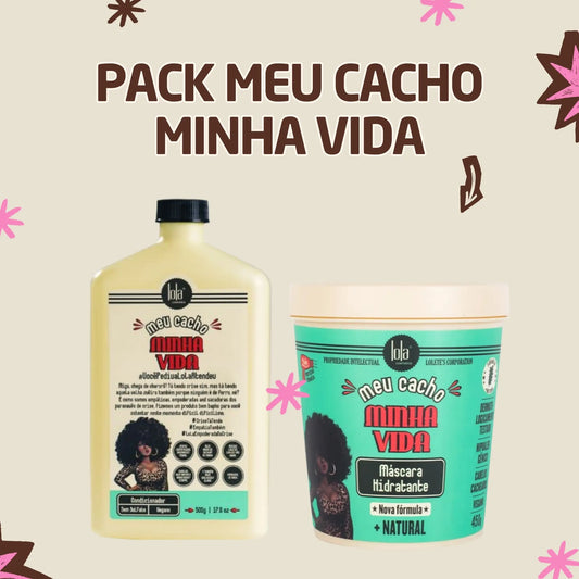 LOLA - KIT Meu Cacho Minha Vida - Condicionador 500ml + Máscara 450gr