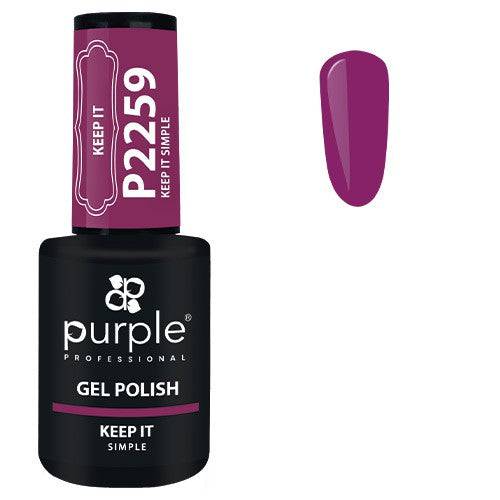 PURPLE - Verniz Gel Rosas 10ml Keep it up - P2259