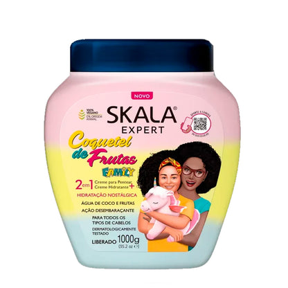 SKALA - Creme de Tratamento Frutástica COQUETEL DE FRUTAS - 1000g