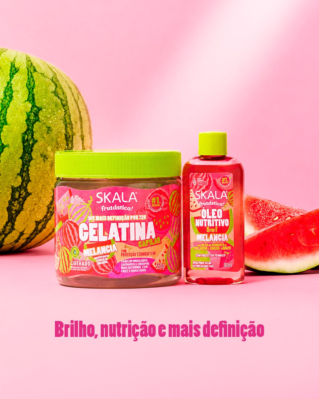 SKALA -  KIT MELANCIA Shampoo 325ml + Óleo 90ml