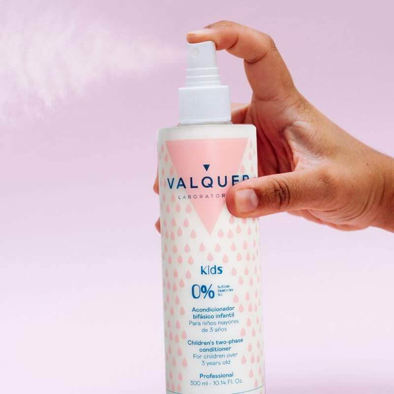 VALQUER – Condicionador Infantil Bifásico, 0% Parabenos 300 ml