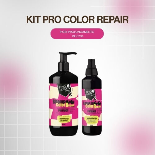 REAL NATURA - Kit Color Repair  - Shampoo 500ml + Leave-in 100ml