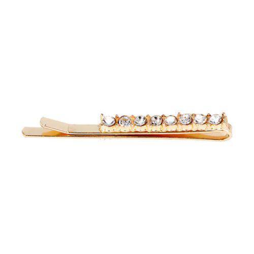 EUROSTIL – Clip Dourado com Gemas Strass 2un - 06929