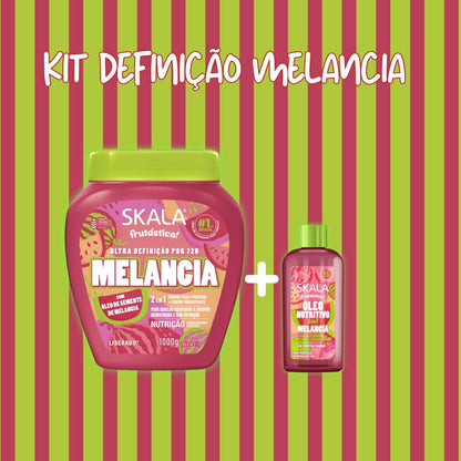 SKALA - KIT Melancia - Creme de Tratamento 1000g + Óleo Capilar  90ml