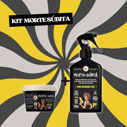 LOLA - Kit Morte Súbita - Shampoo Sólido 100gr + Spray 250ml