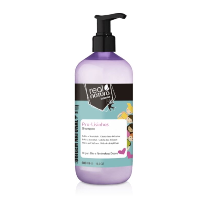 REAL NATURA - Pro-Lisinhos Anti-Frizz - Shampoo Sem Sal 500ml