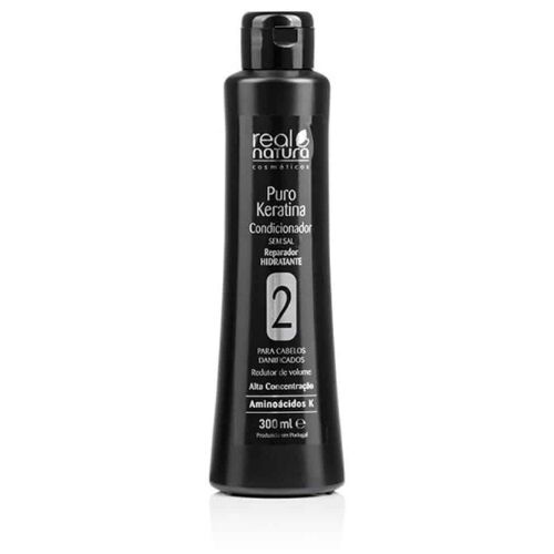 REAL NATURA - Condicionador sem Sal Puro Keratina 300ml